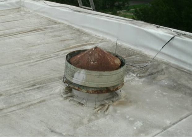 Flat Roof Membrane is Pulling Up Richmond Virginia Roofing