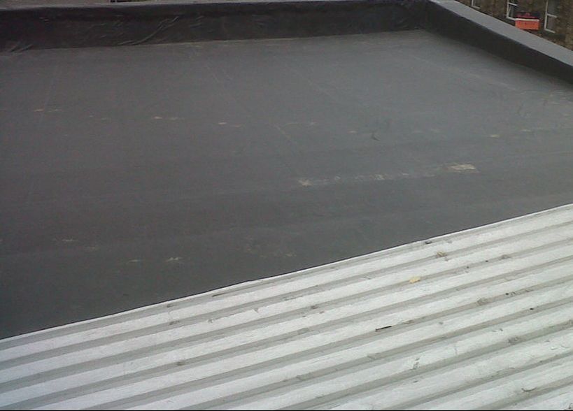 EPDM Rubber Flat Roof Richmond Virginia Roofing