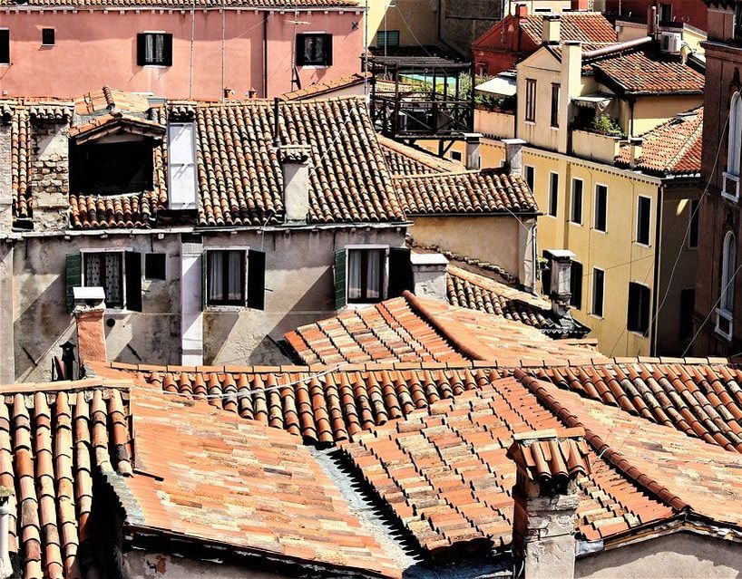 Clay Tile Roofs in Italy Richmond Virginia Roofing